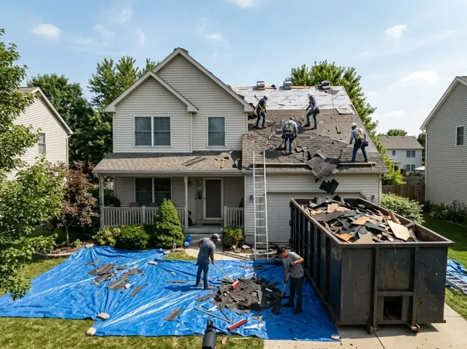 roof-replacement-debris-remova-004 — frequently asked questions, Cheapest Dumpster Rentals in Keowee Key, SC